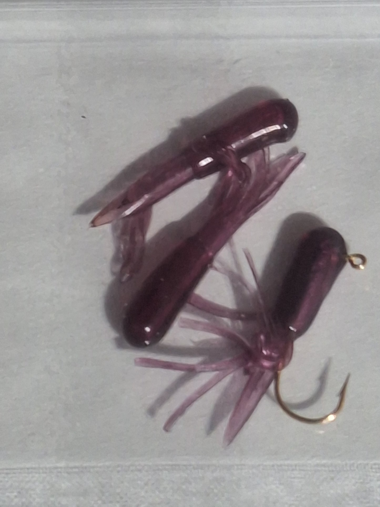 Purple Trout crappie tubes